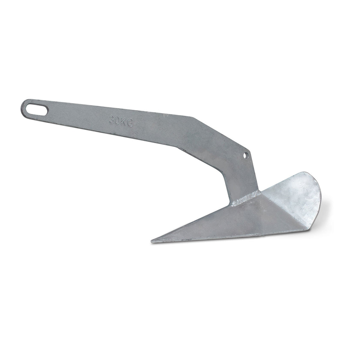 Galvanised Fixed Shank Plough Anchor, 30kg