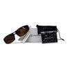 Savwinch Sunglasses - Black Frame/Brown Lens