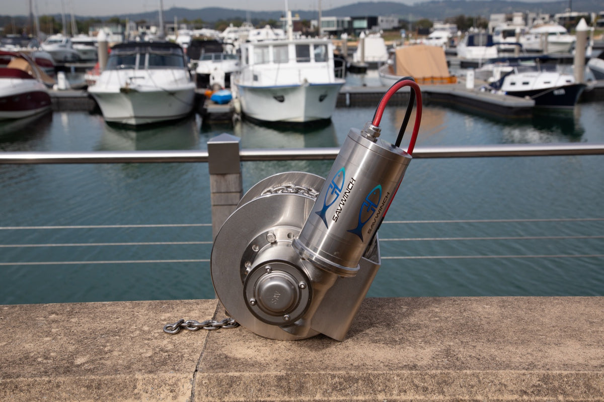 Savwinch Stainless Steel Series (SSS) drum winch - Reliability