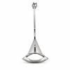 Stainless SAV Slider™ Boat Anchor suspended by its shackle, showing the fluke and Savwinch logo