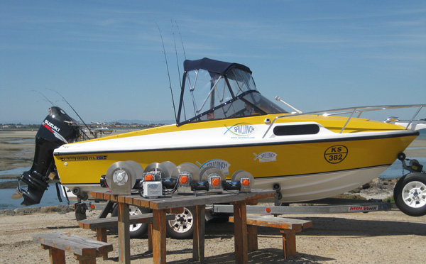 Savwinch products on display at Altona Boat Ramp